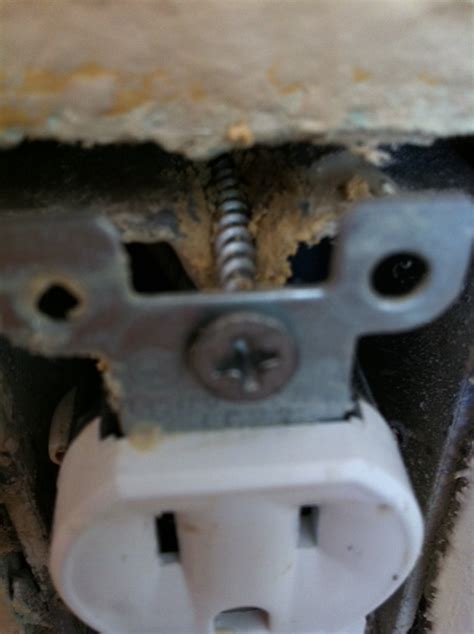 electrical box screw repair